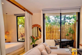 Natural Lighted Boho Chic Studio with Private Pool by Waves